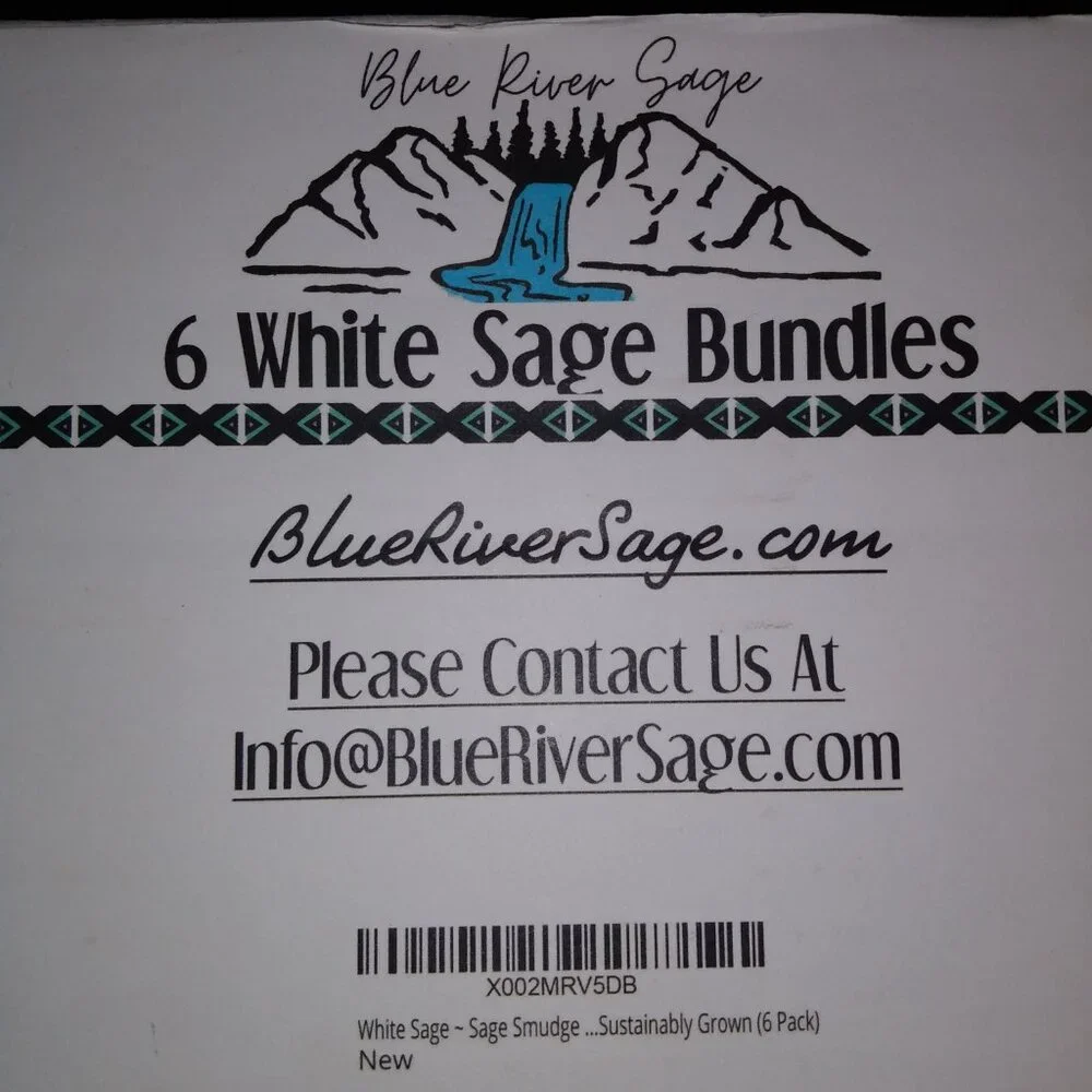 6 white sage bundles (blue river sage) - Picture 4 of 4